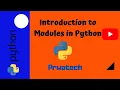 Python Modules Introduction to Modules Python Online Tutorial Prwatech