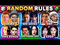 Download Lagu Save One Song RANDOM Rules #12🔥Memes, Indie, Kpop, Movies | Music Quiz 2025