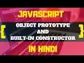 Object Prototype and Built-in constructor in javascript javascript tutorials in hindi