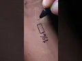 Download Lagu mini tattoo of 1% battery #shorts