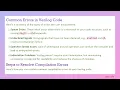 Troubleshooting Verilog Code How to Identify and Resolve Compilation Errors