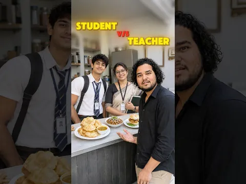 Student vs Teacher Food Recommendations 😳