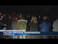 Vigil for Westerville officers held at scene of shooting