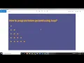 How To Make Below Pyramid Program In PHP Using For LooP