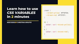 How to use CSS variables custom properties to create specific and reusable CSS values