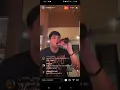 Clinton teasing a song ig live