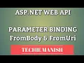 ASP NET WEB API PARAMETER BINDING FromBody and FromUri Visual Studio 2019