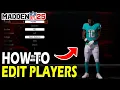 How to Edit Players in Madden 25