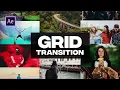 Trendy Grid Transition in After Effects - After Effects Tutorial