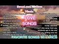 Download Lagu FAVORITE LOVE SONGS W/ LYRICS Sweet and Mellow Music Collections Beautiful songs and Relaxing music