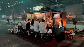 Download Serving Charcoaled Chicken at one of Fukuoka's Best Yatai MP3