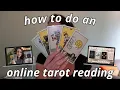 How to do an Online Tarot Reading