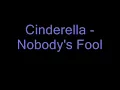 Cinderella - Nobody's Fool (Lyrics)
