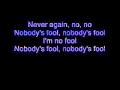 Download Lagu Cinderella - Nobody's Fool (Lyrics)