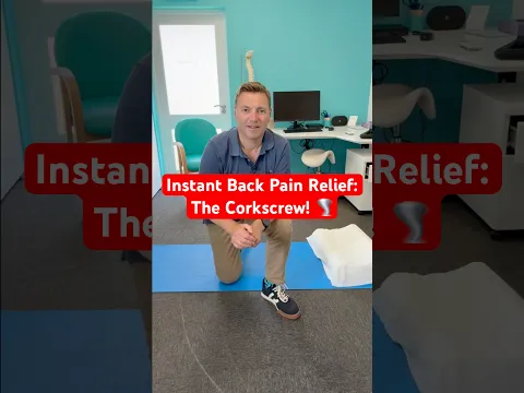 The Corkscrew Stretch That INSTANTLY Relieves Lower Back Pain #backpainexercises #backpainrelief