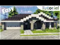 How to build a Small Suburban House Minecraft Tutorial