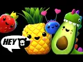 Download Lagu Hey Bear Sensory - Avocadosaurus® and Friends Dance Party! Dancing Fruit Video!