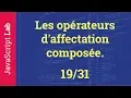 Les operateurs d affectation composee -