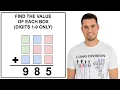 The Color Code Challenge Can You Crack the 3-Digit Mystery to 985