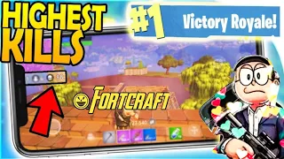 fortcraft highest kills gameplay how to download fortcraft in any android ios devices