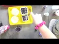 Lets Create 2 Purple and Black Resin Pots