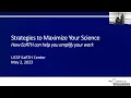 Strategies to Maximize Your Science