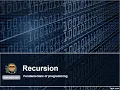 A level Computer Science Recursion