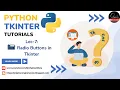 Tkinter Python Tutorial Lec 7 Radio Buttons in Tkinter