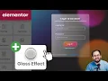 Elementor Glassmorphism Cards Effect