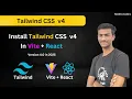 How to Install Tailwind CSS v4 in Vite React 2025 Use Tailwind CSS v4 0 With Vite React