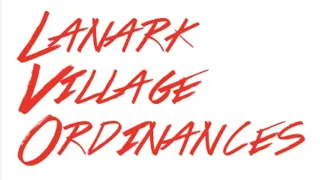 LANARK VILLAGE SPECIAL DISTRICT ZONING REGULATION AND ORDINANCES - source Municode Library Narration