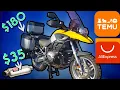 Installing CHEAP motorcycle parts from TEMU and ALIEXPRESS on an AUCTION bought BMW R1200GS