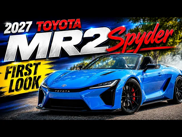 The Return of the Masterpiece: Why the 2027 Toyota MR2 Spyder Could Redefine the Affordable Sports Car