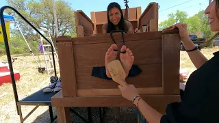 new renfaire tickling 10 public renaissance faire college students feet tickled 