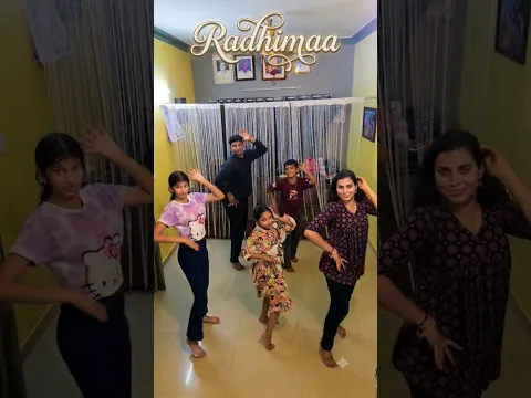 🔥 Radhimaa - Full Family Dance Cover 💃 #dancecover #shorts #trending