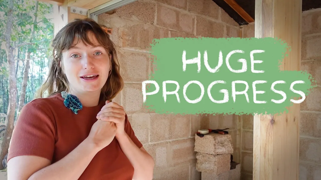 #183 Huge progress on our brick ruin renovation: video thumbnail