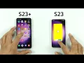 Samsung S23 Plus vs Samsung S23 SPEED TEST