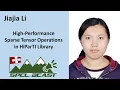 SPCL - Bcast High-Performance Sparse Tensor Operations in HiParTI Library