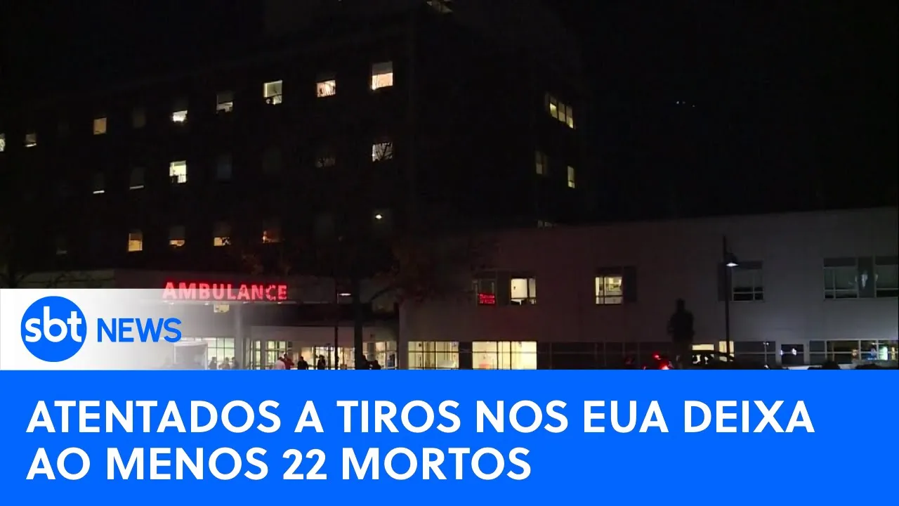 Ataques a tiros deixam ao menos 22 mortos no Maine, Estados Unidos | #SBTNewsnaTV (26/10/23)