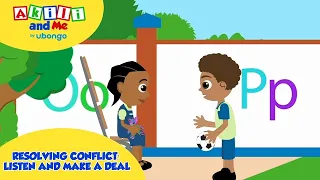Resolving Conflict: Listen and Make a Deal | Feelings and Social Skills with Akili  | Kids Cartoons