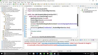 Exception in thread main java lang ArrayIndexOutOfBoundsException Index 0 out of bounds for lengt