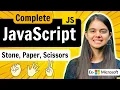 Lecture 10 MiniProject - Stone Paper Scissors Game JavaScript Full Course