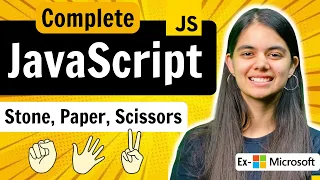 Lecture 10 MiniProject - Stone Paper Scissors Game JavaScript Full Course