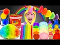 Download Lagu 🌈무지개 디저트 먹방🌈 Rainbow Dessert Mukbang Tiktok jelly こはくとう JiniYum 지니얌 먹방