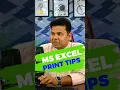 MS Excel Pro printing tips and tricks how to print in Excel