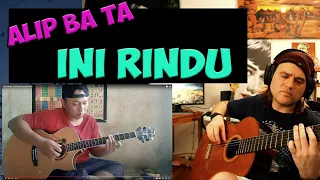 ini rindu alip ba ta reaction guitarist reacts