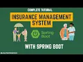 Insurance Management System with Spring Boot Step-by-Step Tutorial