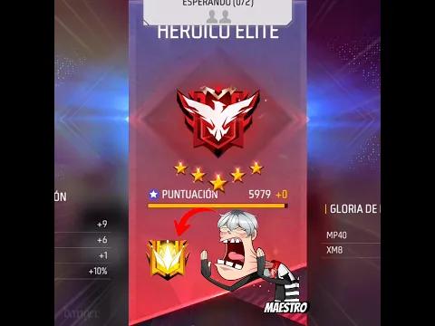 SUBIENDO A MAESTRO POR PRIMERA VEZ 😱 #freefire