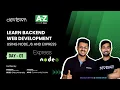 LIVE DAY 01 - Learn Backend Web Development using node js and express COMPLETE in 7