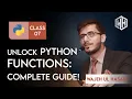Python Tutorial Functions and Arguments - Everything You Need to Know